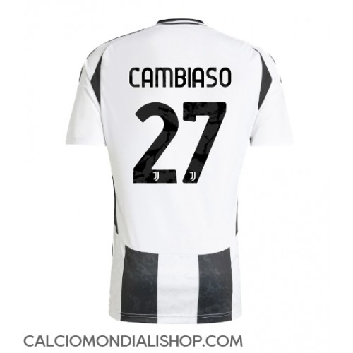 Maglie da calcio Juventus Andrea Cambiaso #27 Prima Maglia 2024-25 Manica Corta